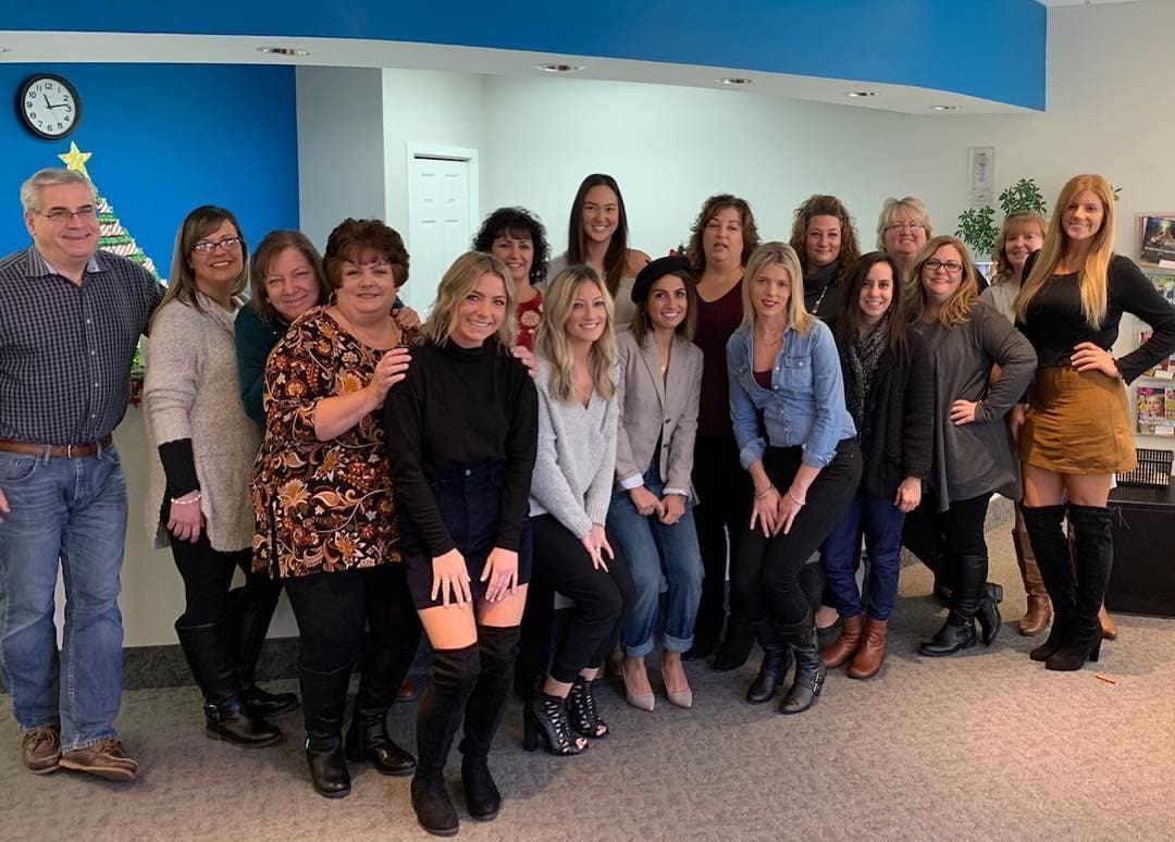 All PPO Insurance Plans Accepted: Orthodontist with Payment Plans Near You Sixteen people, mostly women, at Carpinello Orthodontics in Drexel Hill, Newtown Square or Edgmont, PA office space pose together.